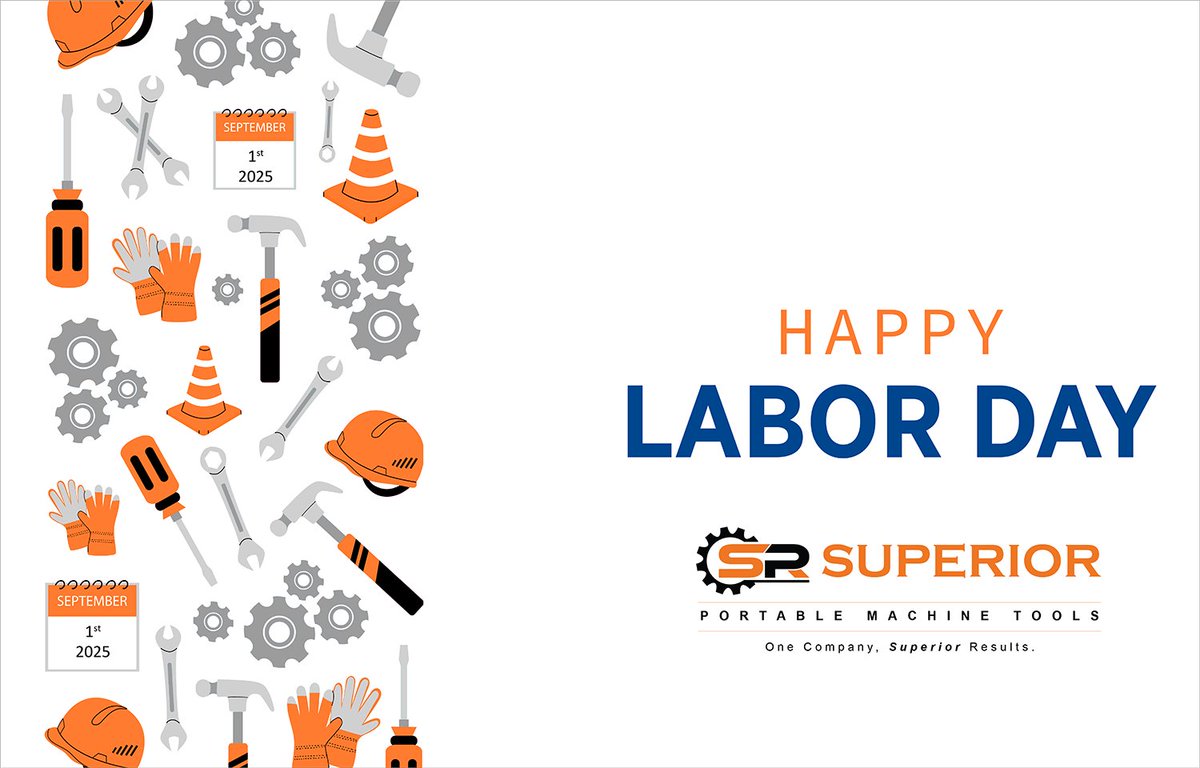 spr_tool's tweet image. Here’s to the skilled professionals driving progress—your expertise shapes our future. Wishing you a safe, productive Labor Day from all of us at Superior. #Superior #SPR #LaborDay