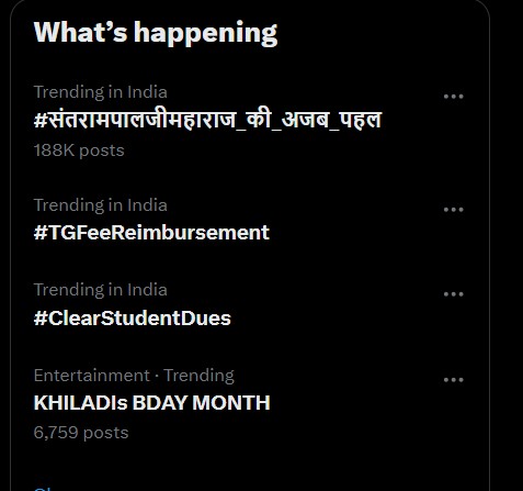 Already Trending please keep tweeting #TGFeeReimbursement #ClearStudentDues