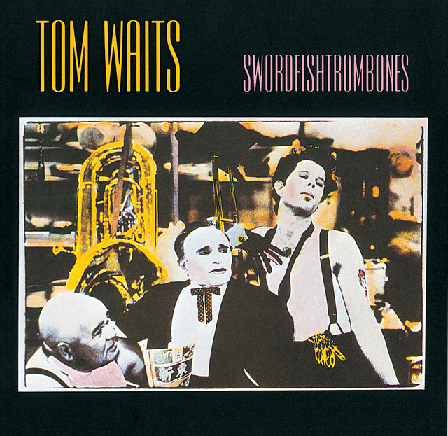 ThatEricAlper's tweet image. On this day in 1983, Tom Waits released 'Swordfishtrombones.' The album marked a radical shift in his sound, moving from his classic piano-based style to a more experimental and abstract approach, entirely self-produced.