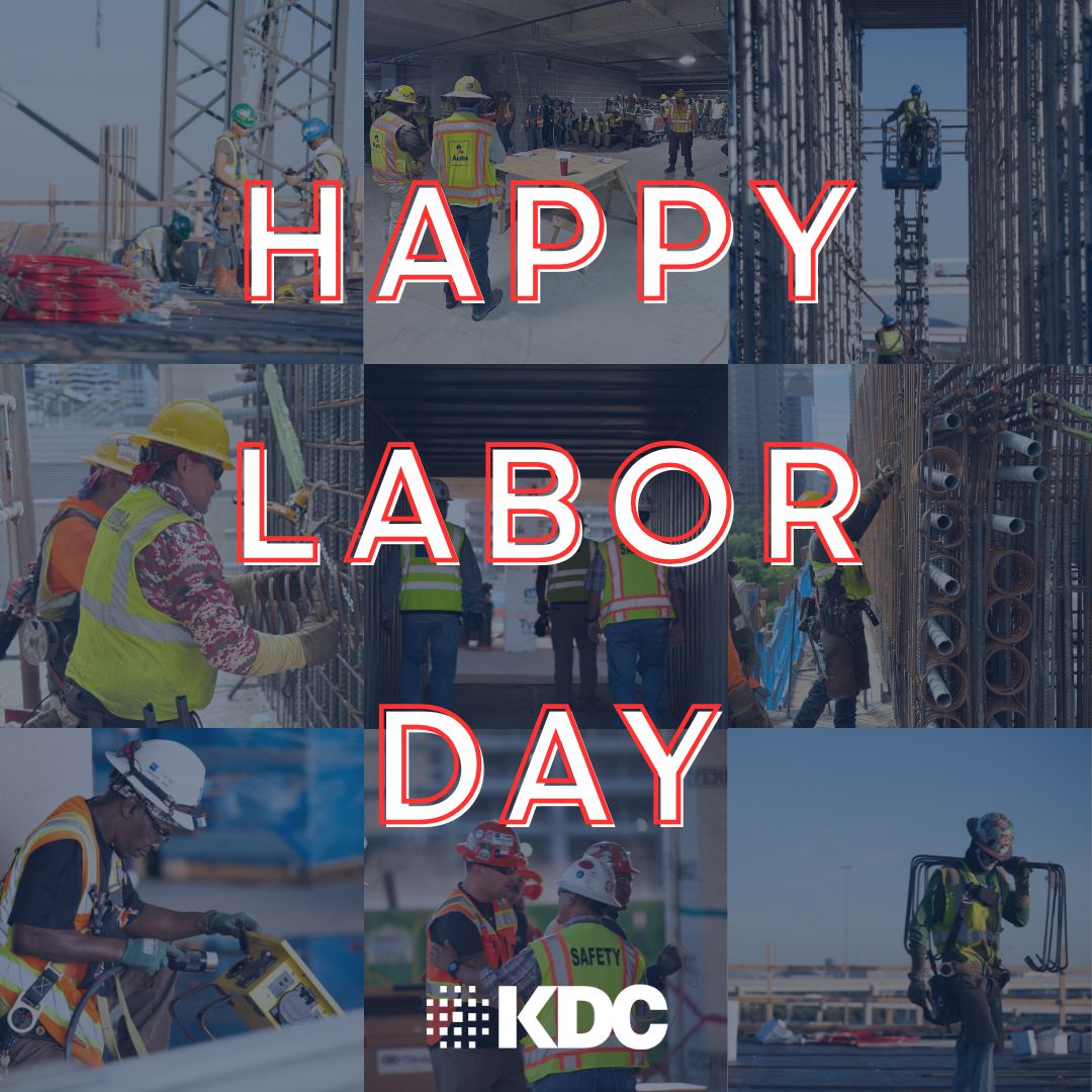 KDC_Development's tweet image. Happy Labor Day from KDC! Today we honor the skill, commitment, and hard work of the incredible construction teams and partners who make our projects possible. Thank you for helping us build the future. #LaborDay #KDCTeam