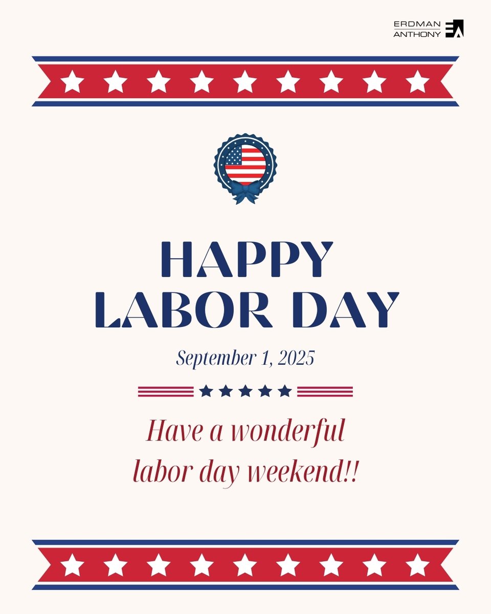 ErdmanAnthony's tweet image. We&apos;re wishing everyone a safe and relaxing Labor Day. Thank you to the hardworking individuals who keep our communities moving forward!

#TheCommunityThatBuildsCommunities  #LaborDay2025 #WorkforceAppreciation