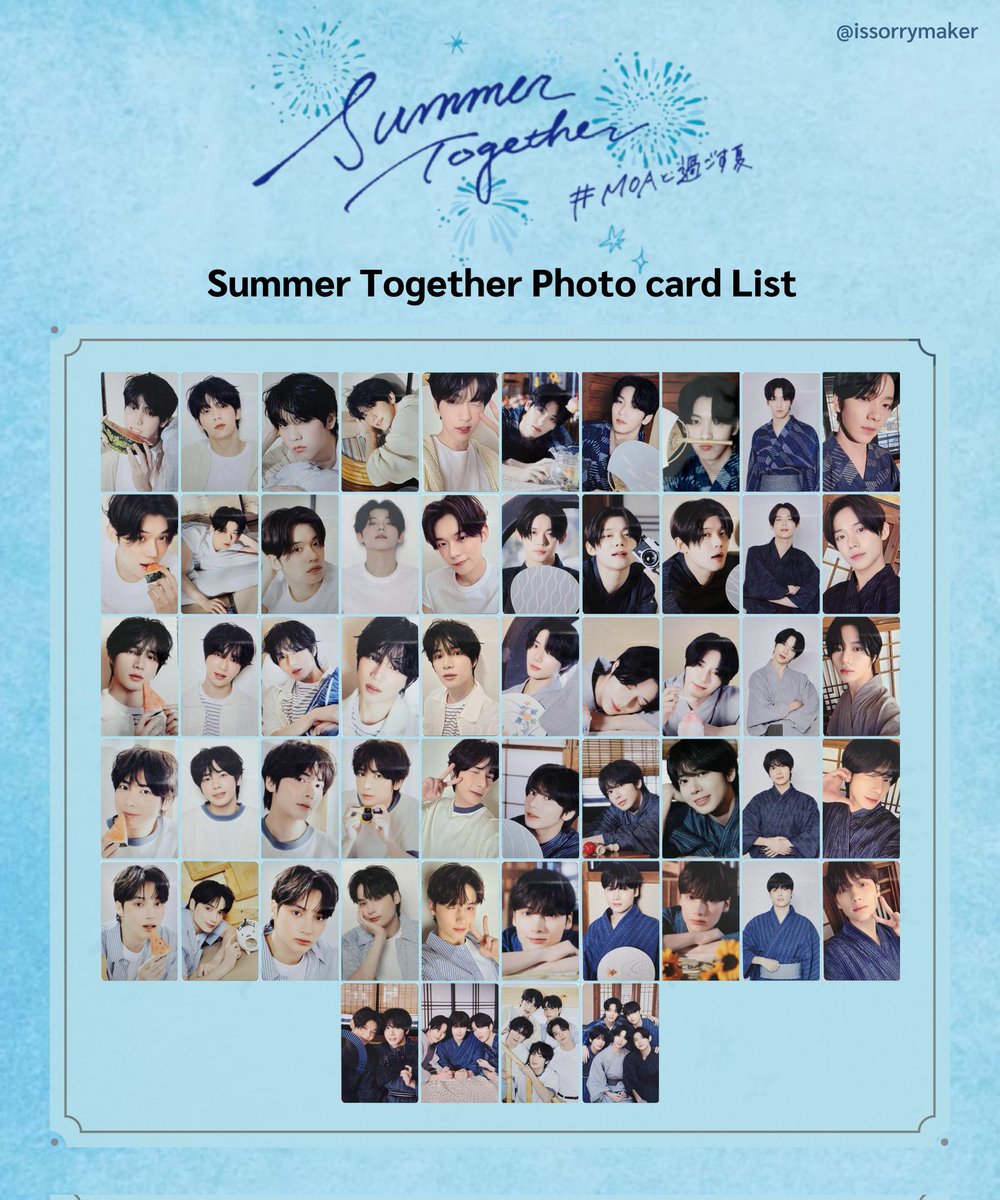 TOMORROW X TOGETHER SUMMER TOMORROW Official Merch template