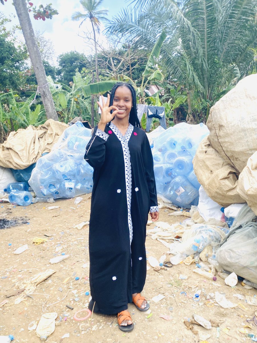 Today I saw something powerful in Pemba plastics that once polluted our land are now being collected, ground, and given a new life. It hit me…waste is not  just waste, it is  a hidden treasure Let us  all play our part and champion zero waste mindsets♻️✊