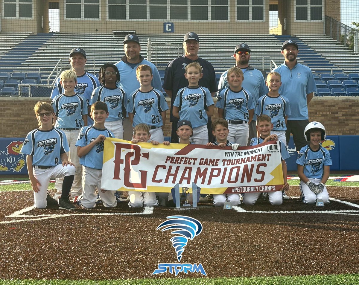 Congratulations to our boys in Blue winning the Rock Chalk Roundup at Hoglund stadium at KU. It's so much fun watching you guys play. Great job!