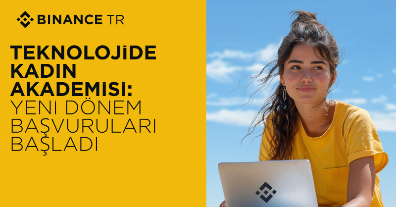 BinanceTR's tweet photo. #Binance TR Teknolojide Kadın Akademisi’nde yeni online dersler başlıyor!

💻 Teknoloji ve finans dünyasında ilham veren eğitimler için siz de yerinizi alın.

Detaylar için tıklayın. ⬇️