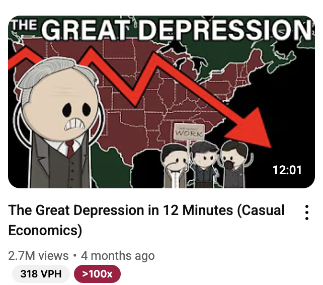 RurikLevi's tweet photo. Casual Economics is blowing up!  Just 4 uploads in and already at 3.4Million views and 68K subs.
Feels like they’re taking a Casually Explained style approach, and it’s clearly paying off. https://t.co/lWsVcdRpIA