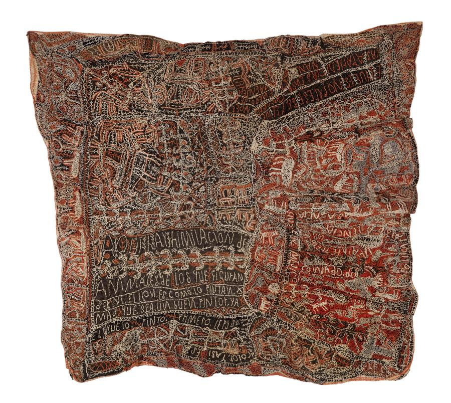 RawVisionMag's tweet photo. Santa Fe: The Museum of International Folk Art presents Appearances Deceive, a retrospective of Nuevomexicano artist Policarpio Valencia (1853–1931). His late embroideries blend morality, humour & endangered Spanish. On view until June 27, 2026.
@NMM_IntFolkArt #MOIFA https://t.co/4nNW08N4UB