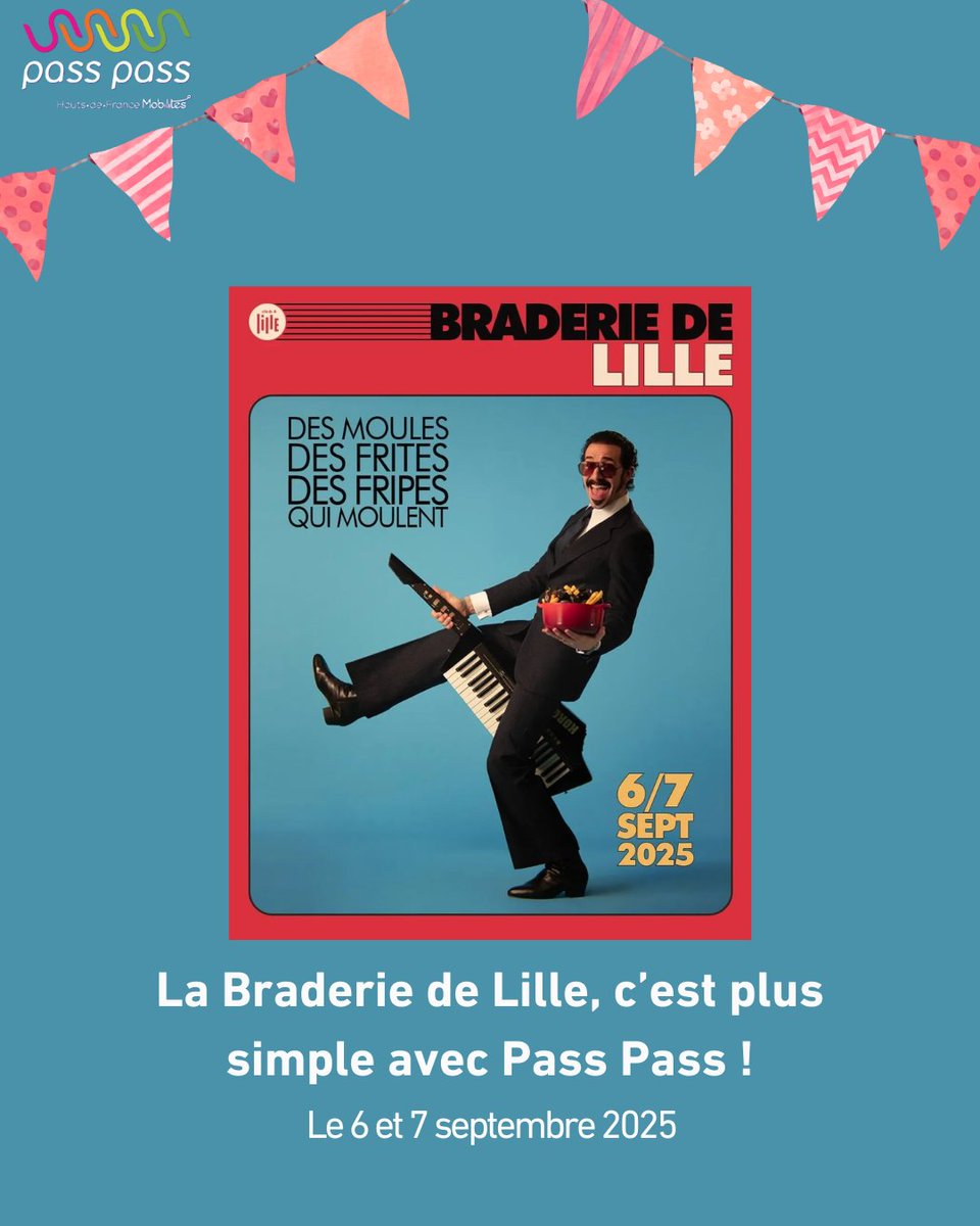 passpasshdf's tweet photo. La Braderie de Lille approche !

Retrouvez dans notre article, tous les conseils pour vous y rendre facilement 🚍🚇🚲

👉L’article est disponible dans la rubrique "Actualités" sur https://t.co/g1lTE5YnxJ.

 #braderiedelille  #Lille #mobilité #HautsDeFrance #passpass https://t.co/wDf2U68rQB