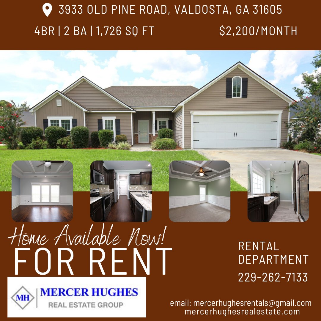 MHGRealEstate's tweet photo. 𝗛𝗼𝗺𝗲 𝗙𝗼𝗿 𝗥𝗲𝗻𝘁 𝗶𝗻 𝗩𝗮𝗹𝗱𝗼𝘀𝘁𝗮 ⭐
📍4BR 2 BA 
𝐂𝐚𝐥𝐥 𝐨𝐮𝐫 𝐕𝐚𝐥𝐝𝐨𝐬𝐭𝐚 𝐩𝐫𝐨𝐩𝐞𝐫𝐭𝐲 𝐦𝐚𝐧𝐚𝐠𝐞𝐦𝐞𝐧𝐭 𝐨𝐟𝐟𝐢𝐜𝐞 𝐭𝐨𝐝𝐚𝐲 𝐭𝐨 𝐬𝐜𝐡𝐞𝐝𝐮𝐥𝐞 𝐚 𝐭𝐨𝐮𝐫!
☎️229-262-7133
More details &amp; Apply Online ➡https://t.co/t28meJyST3 https://t.co/j4SOryVvwN
