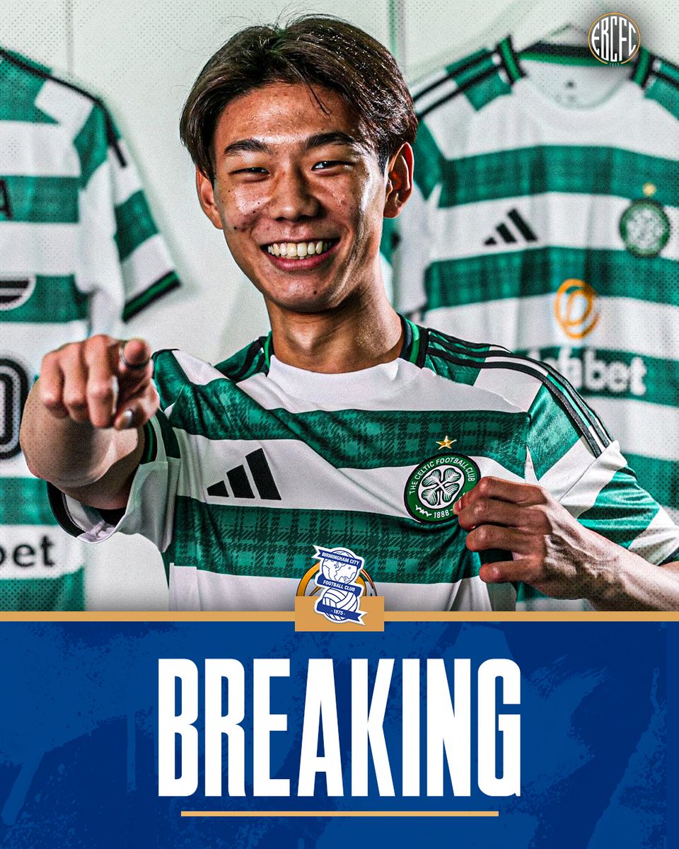 🚨🍀 𝐁𝐑𝐄𝐀𝐊𝐈𝐍𝐆 | Blues are reportedly considering a late move for Celtic’s Hayato Inamura (23), reports <a href="/FootballLeagueW/">Football League World</a>. 

#BCFC | <a href="/EverythingBCFC/">EverythingBCFC</a>