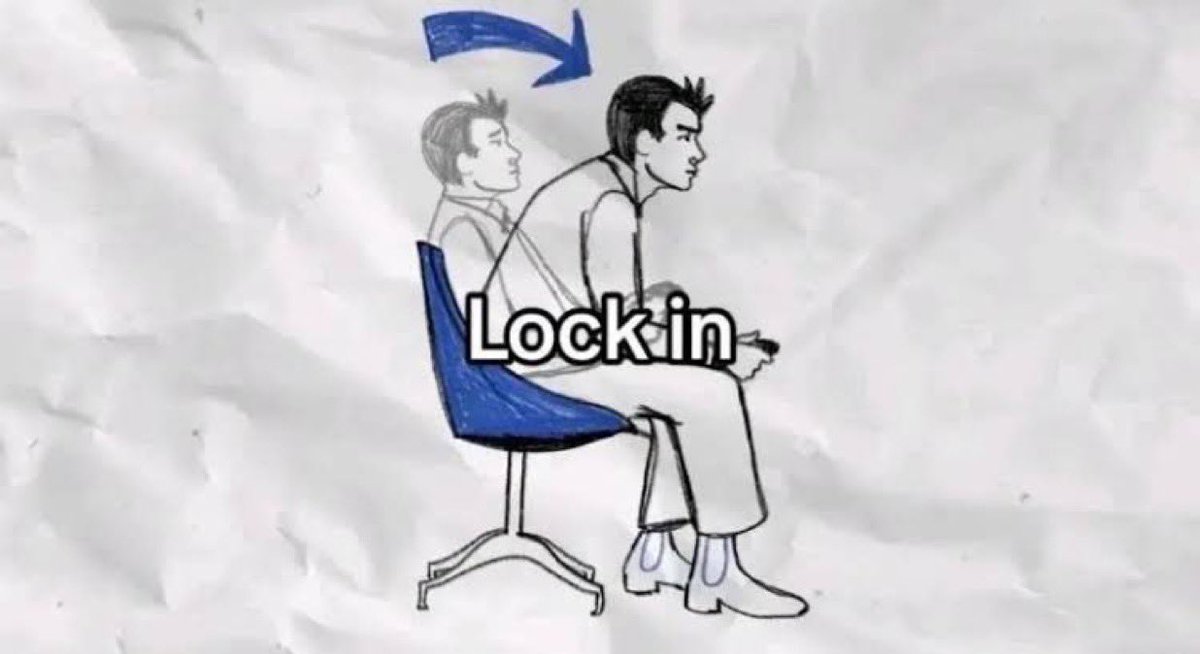 Lock in on the grind! Your retirement plan depends on how locked in you are. Let's fuckin get it! :)