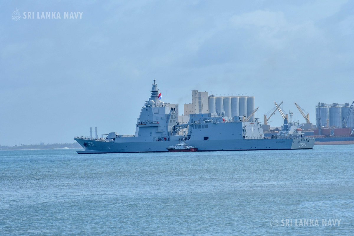 Sri Lanka Navy (@srilanka_navy) on Twitter photo The Indonesian Naval Ship KRI BRAWIJAYA-320 departed #Colombo 31 Aug after a successful port call. The <a href="/srilanka_navy/">Sri Lanka Navy</a> bade adieu following time-honored naval traditions. <a href="/indonesiainCMB/">Indonesian Embassy in Colombo</a> @TNIAL #MaritimeDiplomacy
Read more: shorturl.at/8RPdx The Indonesian Naval Ship KRI BRAWIJAYA-320 departed #Colombo 31 Aug after a successful port call. The <a href="/srilanka_navy/">Sri Lanka Navy</a> bade adieu following time-honored naval traditions. <a href="/indonesiainCMB/">Indonesian Embassy in Colombo</a> @TNIAL #MaritimeDiplomacy
Read more: shorturl.at/8RPdx