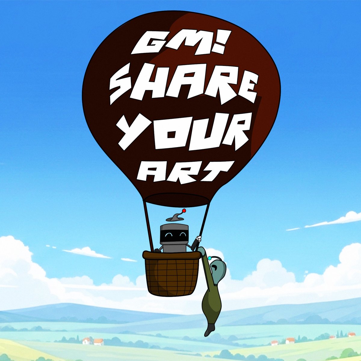 GM. The Open Marketplace is alive with creative energy, and we want to see what you're creating.

✅Share your latest art
✅Tag 3 friends
✅Like 
✅Retweet
Might buy some art today🚀🔥