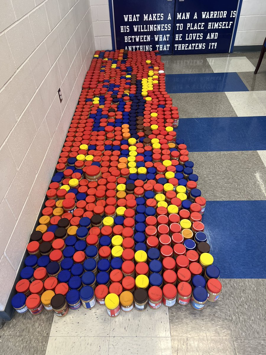 Coach Gilpin (@coachgilpin) on Twitter photo For our 2nd straight year of participating in the <a href="/PeanutButterBwl/">Peanut Butter Bowl</a> I am proud to say we collected 708 jars that will be going to help those in need. Thank you to all who donated!!!!!! For our 2nd straight year of participating in the <a href="/PeanutButterBwl/">Peanut Butter Bowl</a> I am proud to say we collected 708 jars that will be going to help those in need. Thank you to all who donated!!!!!!