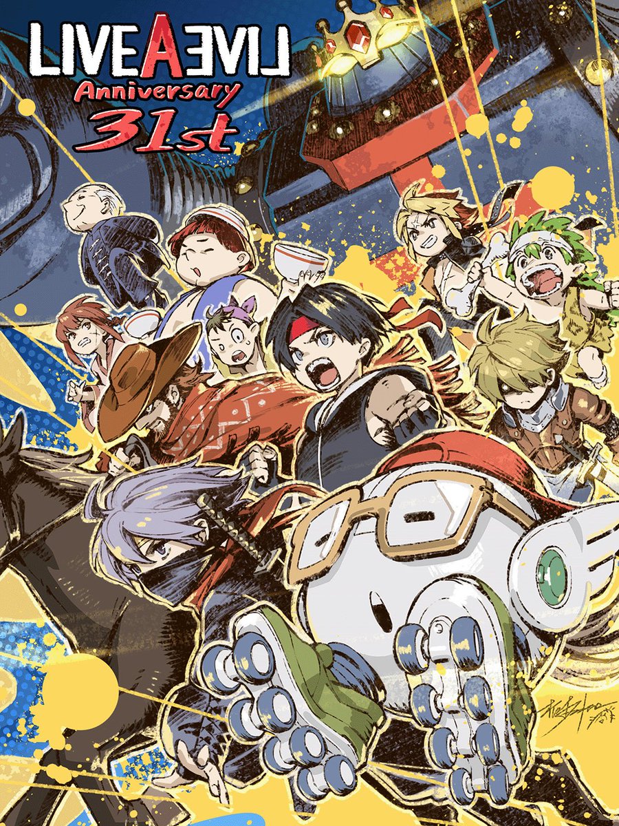 Live A Live 31st anniversary artwork! 🔥