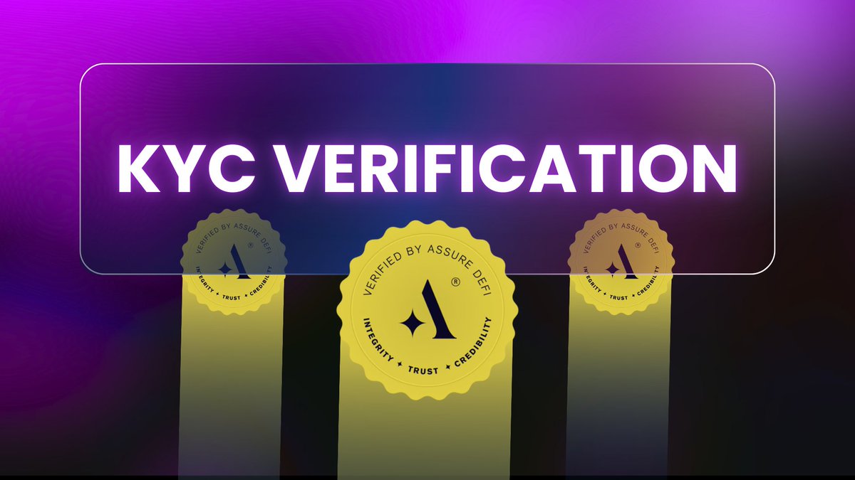 Exciting News!!!

We are proud &amp; excited to announce that our KYC has been APPROVED by The Verification Gold Standard, <a href="/AssureDefi/">Assure DeFi</a> ✨✅

Taking a step towards solid investor security and transparency.

View our KYC:
projects.assuredefi.com/project/myusic…

Github KYC Certificate