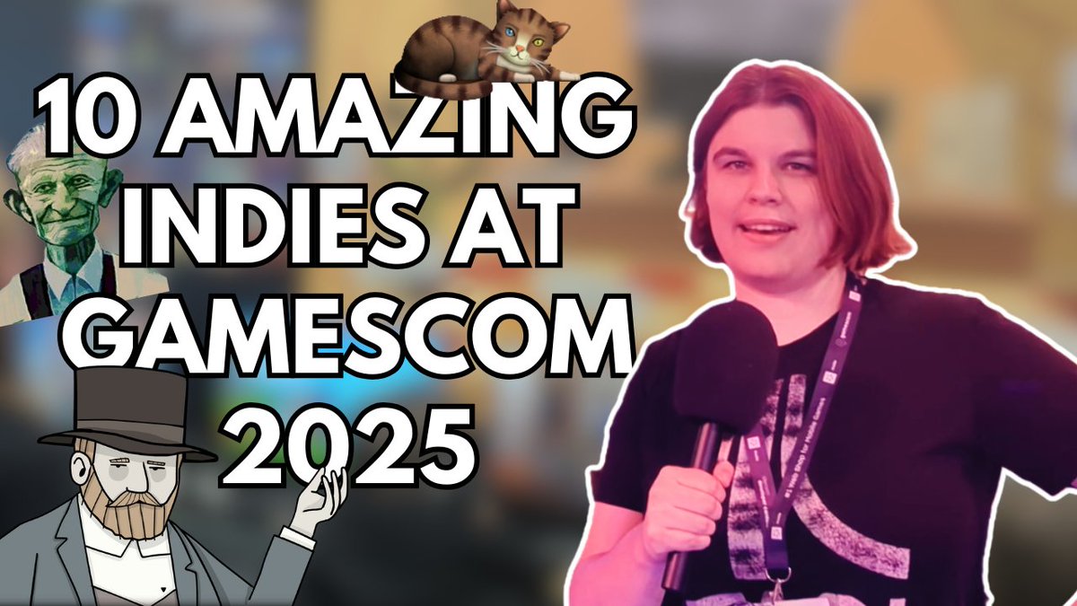 Laura Cress (@cressup) on Twitter photo Here's my video round-up of 10 great indie demos I played at Gamescom, with interviews with the devs / publishers!
Video in comment below - featuring games from <a href="/rustylakecom/">Rusty Lake 🚣</a>, <a href="/theropodsgame/">Theropods - Point and Click Adventure!</a>, <a href="/trioskaz/">Trioskaz - NO I'M NOT A HUMAN/LOST IN THE ROOTS</a>, <a href="/Christoph_Dev/">A Pretty Broken Adventure (Wishlist Now!)</a>, <a href="/theAdHocStudio/">AdHoc Studio</a> <a href="/PVKKGame/">Planetenverteidigungskanonenkommandant</a> & <a href="/ESDigital_Games/">ESDigital Games</a> Here's my video round-up of 10 great indie demos I played at Gamescom, with interviews with the devs / publishers!
Video in comment below - featuring games from <a href="/rustylakecom/">Rusty Lake 🚣</a>, <a href="/theropodsgame/">Theropods - Point and Click Adventure!</a>, <a href="/trioskaz/">Trioskaz - NO I'M NOT A HUMAN/LOST IN THE ROOTS</a>, <a href="/Christoph_Dev/">A Pretty Broken Adventure (Wishlist Now!)</a>, <a href="/theAdHocStudio/">AdHoc Studio</a> <a href="/PVKKGame/">Planetenverteidigungskanonenkommandant</a> & <a href="/ESDigital_Games/">ESDigital Games</a>