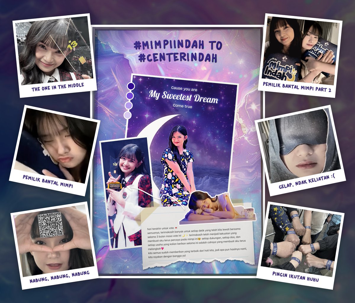 Benedict D. (@benedict_d18) on Twitter photo Selamat satu tahun <a href="/C_IndahJKT48/">Indah Cahya</a> #MimpiIndah
Terima kasih sudah selalu mau berjalan bersama, momen suka duka, pintu ke banyak opportunity lainnya, dari yang sibuk PKL sampai nunggu wisuda. Semangat buat segala rencana indah dihari yang akan datang!
Tag minter <a href="/InterindahFC/">Interindah</a> Selamat satu tahun <a href="/C_IndahJKT48/">Indah Cahya</a> #MimpiIndah
Terima kasih sudah selalu mau berjalan bersama, momen suka duka, pintu ke banyak opportunity lainnya, dari yang sibuk PKL sampai nunggu wisuda. Semangat buat segala rencana indah dihari yang akan datang!
Tag minter <a href="/InterindahFC/">Interindah</a>