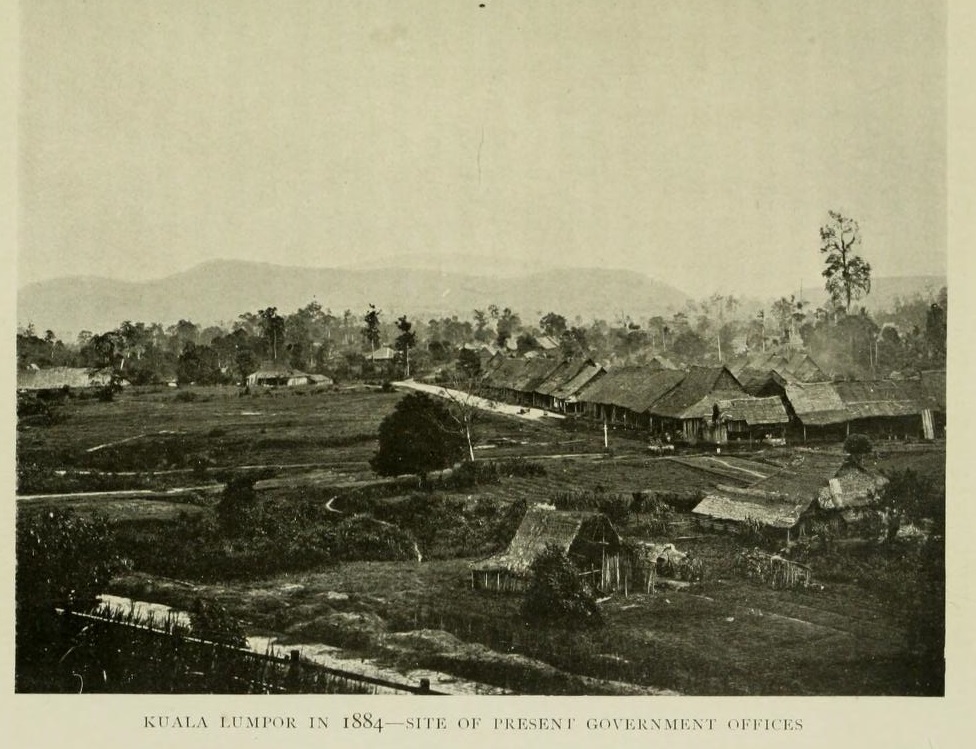 Kuala Lumpur di Tahun 1884
Photo by Frank Swettenham    
Published in 1906
