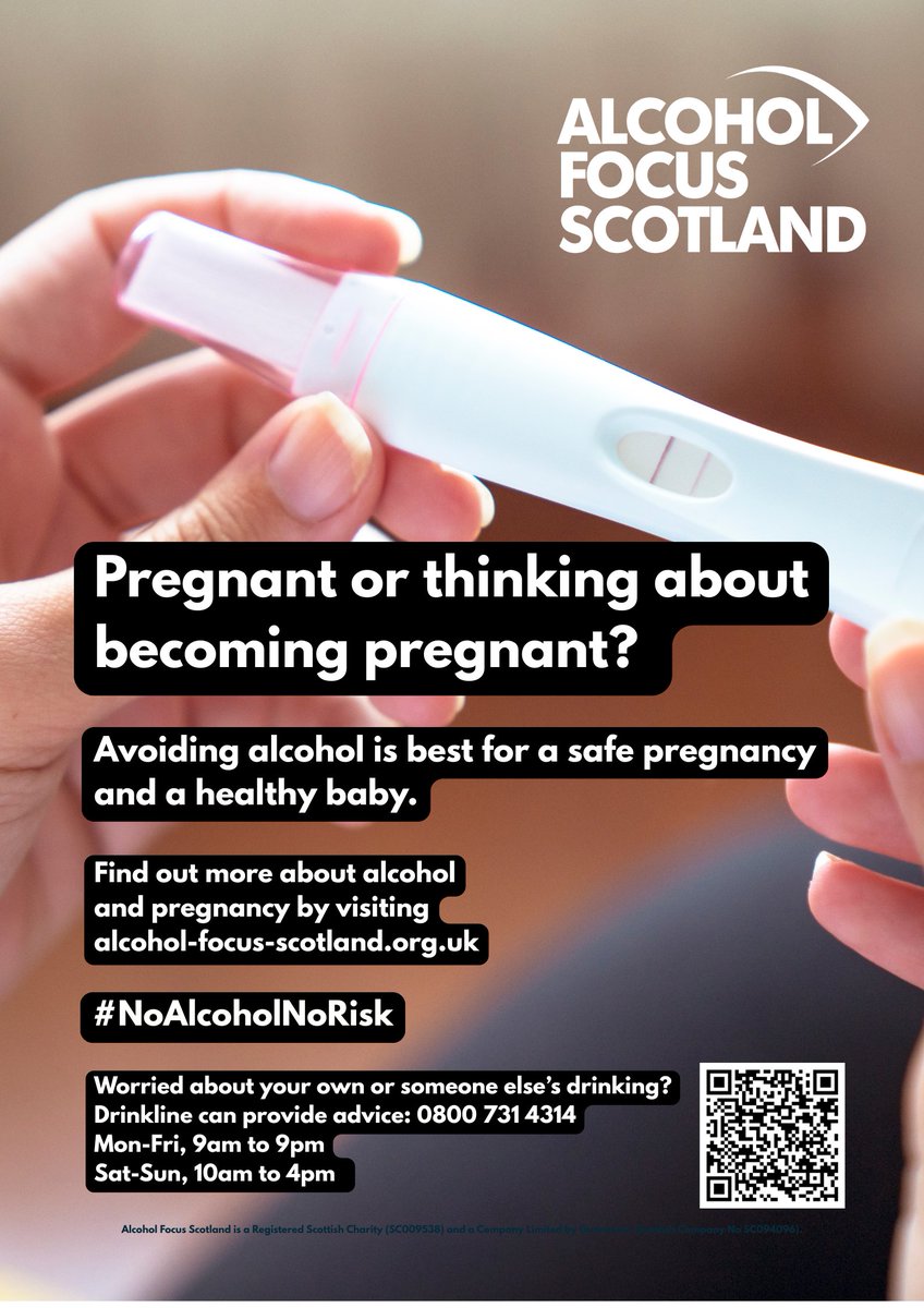 September is #FASDAwarenessMonth

We've added a new poster to our series of #AlcoholAwareness posters on pregnancy and alcohol 🤰

These posters are available to download for display via our website 🔽

alcohol-focus-scotland.org.uk/resources/?cat…