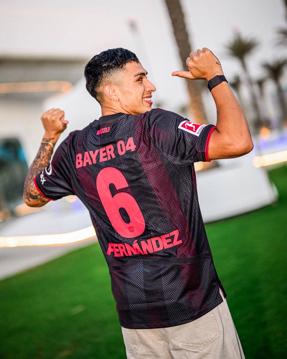 Equi Fernández, el ‘6’ del Leverkusen. 😮‍💨🇦🇷