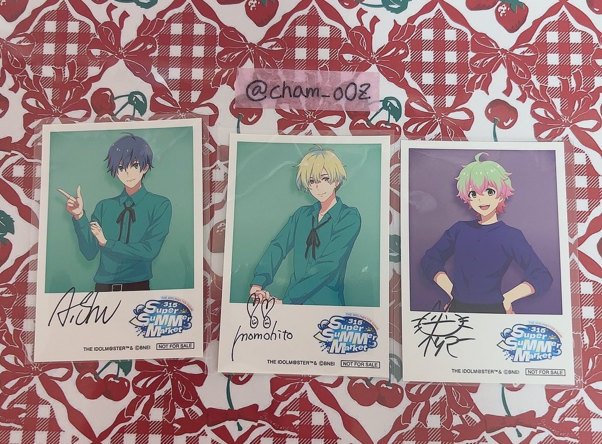 【交換】 SideM 315SHOP 315 Super SuMMer Market サマーマーケット Mフェス アニメイト 特典

譲▶︎秀 百々人 キリオ

求▶︎咲 荘一郎 各1

郵送希望
検索からでもお気軽にお声掛けください。