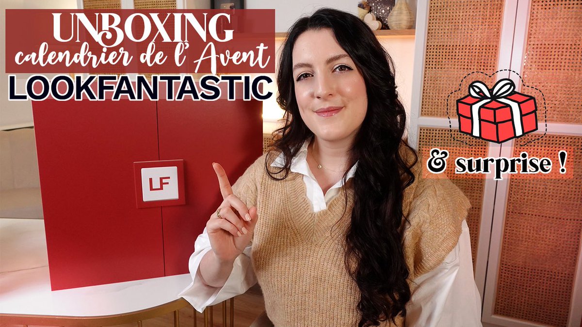 youtu.be/za7na1M4NVw?si… Nouvelle vidéo en ligne : LE CALENDRIER DE L'AVENT <a href="/LookfantasticFr/">Lookfantastic Fr</a> 2025 :  YAYY ! 🥳 Unboxing + SURPRISE ! 🎅🏼🎁 

#calendrierdelavent #unboxing #reveal #lookfantastic #adventcalendar #calendrierdelavent2025 #adventcalendar2025