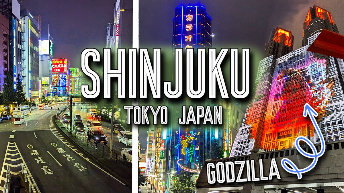 NEW VIDEO!! We are back in Tokyo exploring Demom City Shinjuku, full of Godzilla displays and 80's lights!! Give it a watch>>> youtu.be/-q02cQ_Vj94?si…