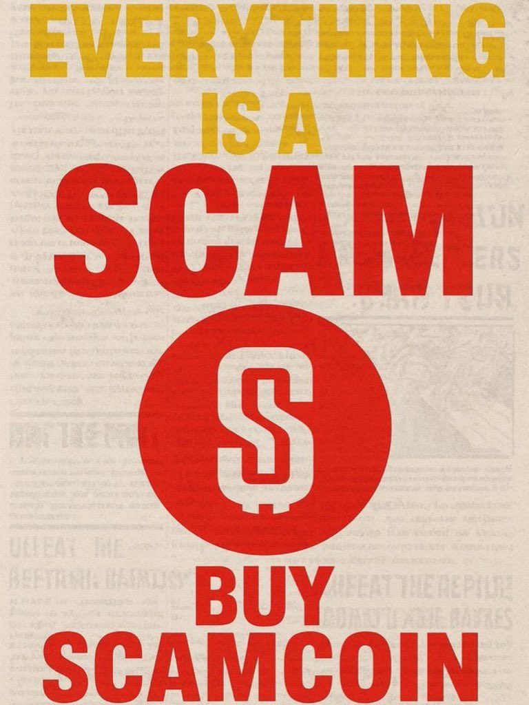 AgbaUnique's tweet image. Gm gm Ser

You bagged $Scam yet ?

Hold, dont sell for peanuts
.
Lets $SCAM everyone.

$5 million mcap next 🚀✨