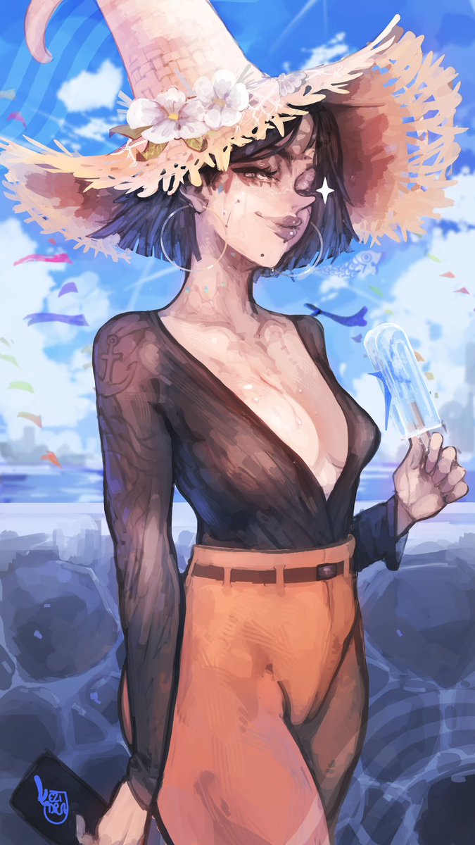 To stay in the summer vibe, I still really like that piece