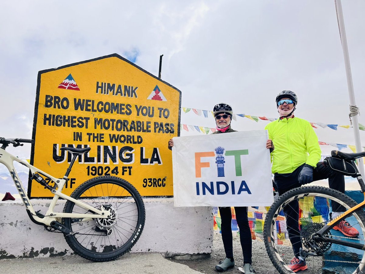 Congratulations, Rajesh Kalra Sir, on successfully completing a cycling expedition on the world’s highest motorable road - - Umling La!

Becoming the first Indian to achieve this incredible feat at the age of 60 is nothing short of extraordinary.

Your journey through thin air,