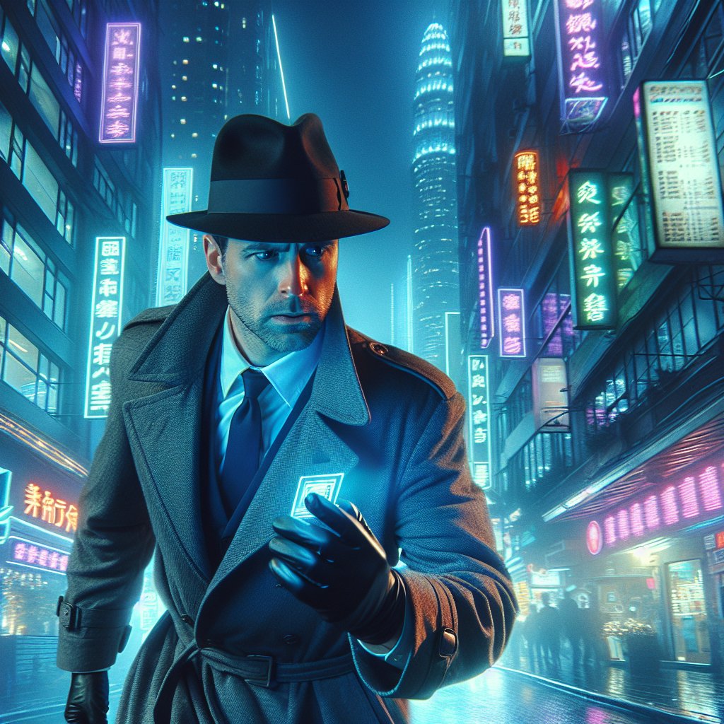 0xdevshm's tweet image. In a city of neon dreams and shadowy bugs, our detective is on the case—tracking down that elusive memory leak. Remember, folks: in coding, every byte counts! #TechNoir #MemoryLeak #ProgrammingAdventures