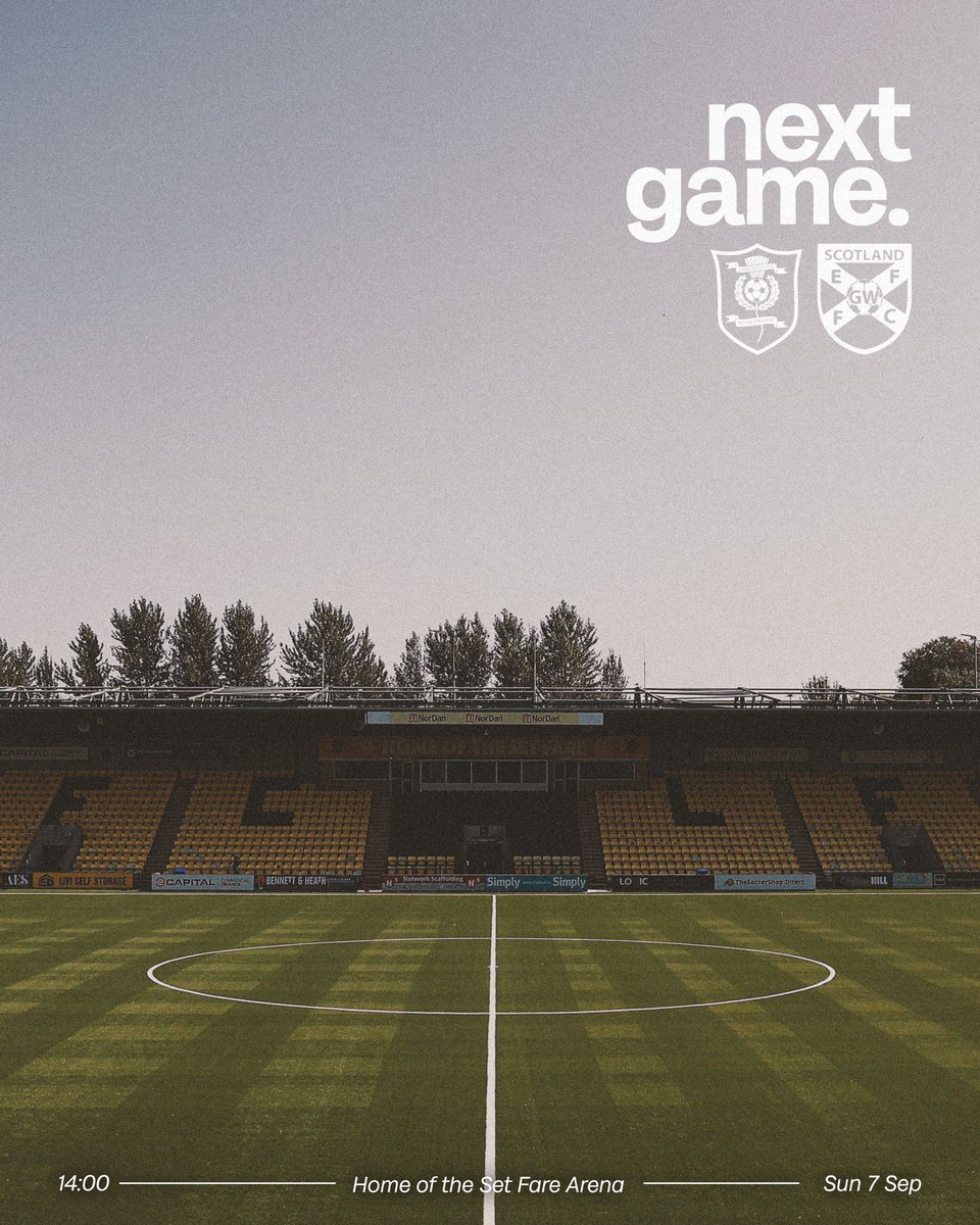 Livingston WFC (@livingstonwfc) on Twitter photo ๐๐๐ฑ๐ญ ๐ ๐๐ฆ๐ ๐
Our <a href="/SWPL/">Scottish Women's Premier League</a> Sky Sports cup first round fixture against <a href="/East_Fife_GWFC/">East Fife GWFC</a> is up next.
Grab your ticket on @fanbase_clubs and back the team at home! ๐
๐ buff.ly/4isZEBb ๐๐๐ฑ๐ญ ๐ ๐๐ฆ๐ ๐
Our <a href="/SWPL/">Scottish Women's Premier League</a> Sky Sports cup first round fixture against <a href="/East_Fife_GWFC/">East Fife GWFC</a> is up next.
Grab your ticket on @fanbase_clubs and back the team at home! ๐
๐ buff.ly/4isZEBb