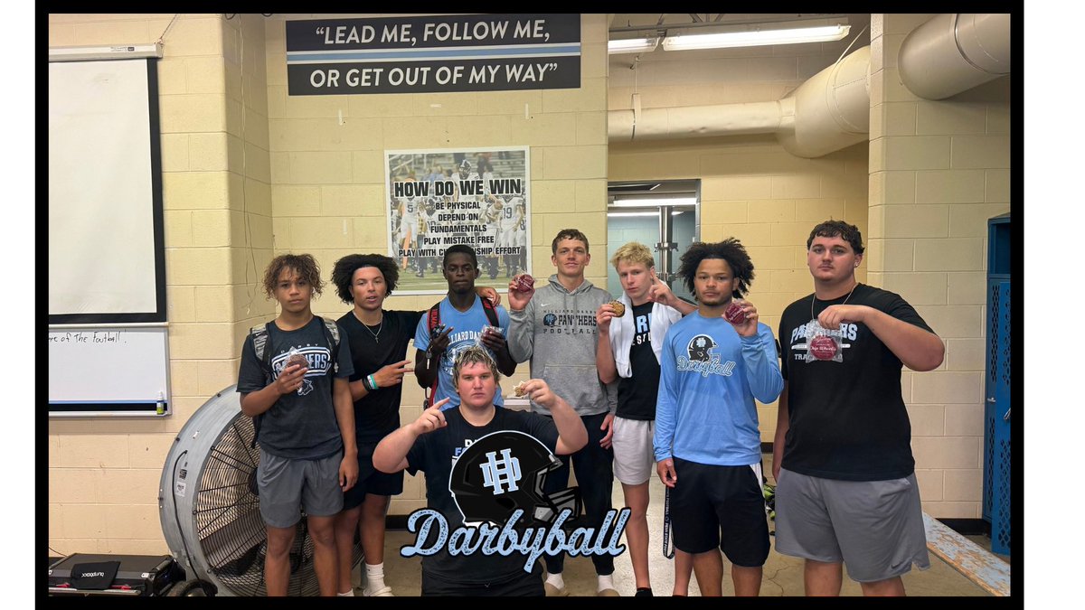 Ice Cream is for Winners!!! #DarbyBall #WeAreDarby #PantherPride #DarbyGrit