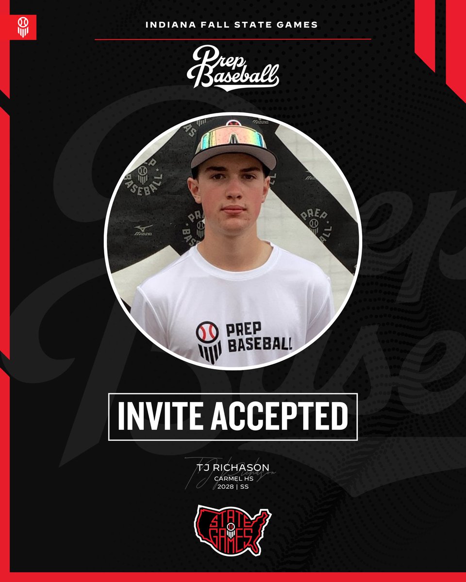 Prep Baseball Indiana (@prepbaseballin) on Twitter photo 𝗧𝗝 𝗥𝗶𝗰𝗵𝗮𝘀𝗼𝗻 ➡️ 𝗜𝗻𝘃𝗶𝘁𝗲 𝗔𝗰𝗰𝗲𝗽𝘁𝗲𝗱
‘28 SS <a href="/tjrichason/">TJ Richason</a> is #𝙇𝙤𝙘𝙠𝙚𝙙𝙄𝙣 for the Fall State Games, Oct. 11-12 on Kokomo🙌
Fundamental defender w/ a short, accurate LH swing. #UCG25 standout.
𝘙𝘌𝘘𝘜𝘌𝘚𝘛 𝘐𝘕𝘝𝘐𝘛𝘌👇
🔗 loom.ly/f-npb0c 𝗧𝗝 𝗥𝗶𝗰𝗵𝗮𝘀𝗼𝗻 ➡️ 𝗜𝗻𝘃𝗶𝘁𝗲 𝗔𝗰𝗰𝗲𝗽𝘁𝗲𝗱
‘28 SS <a href="/tjrichason/">TJ Richason</a> is #𝙇𝙤𝙘𝙠𝙚𝙙𝙄𝙣 for the Fall State Games, Oct. 11-12 on Kokomo🙌
Fundamental defender w/ a short, accurate LH swing. #UCG25 standout.
𝘙𝘌𝘘𝘜𝘌𝘚𝘛 𝘐𝘕𝘝𝘐𝘛𝘌👇
🔗 loom.ly/f-npb0c