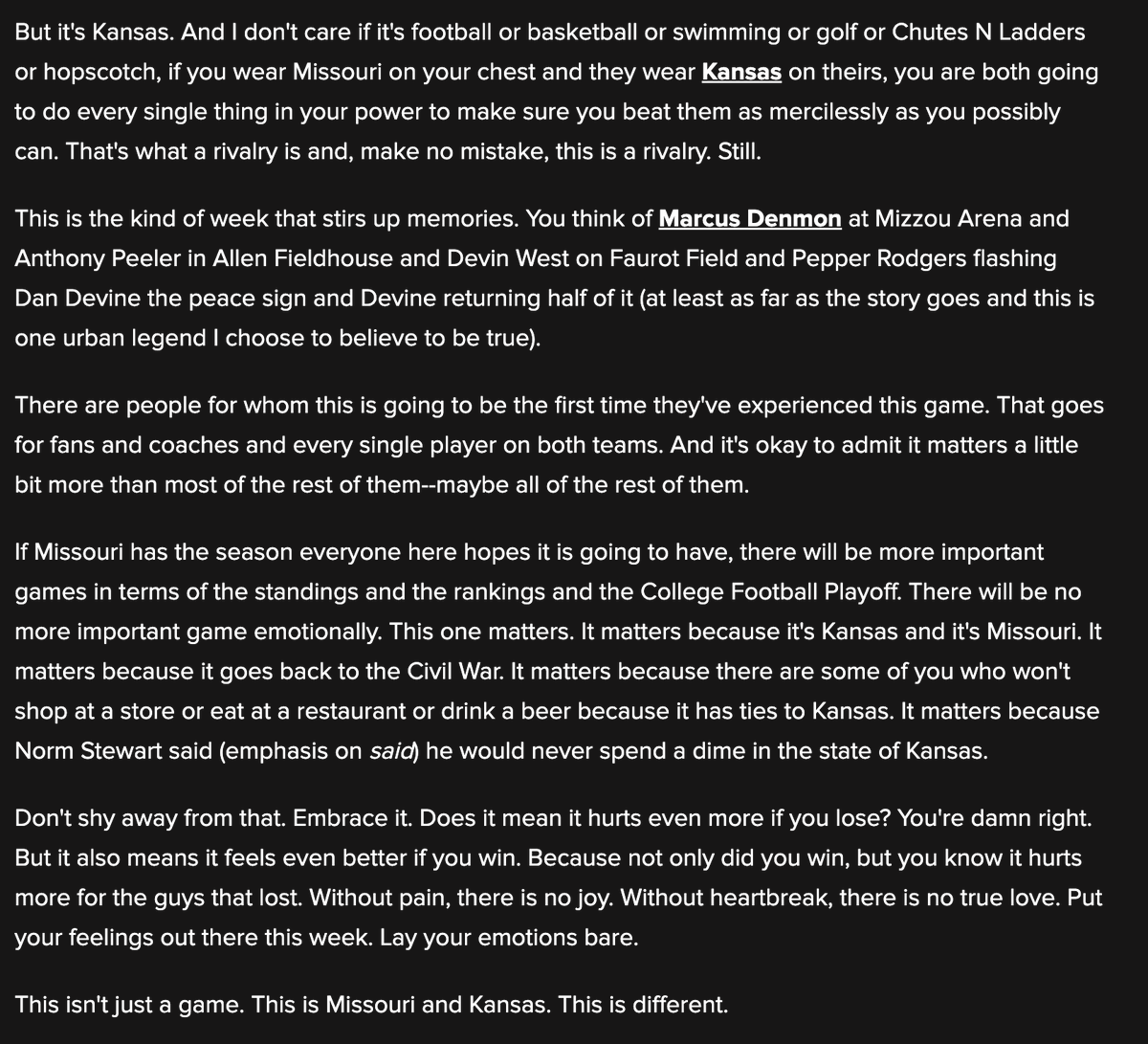 You can call it a Showdown. We all know it's a War. 

247sports.com/college/missou…