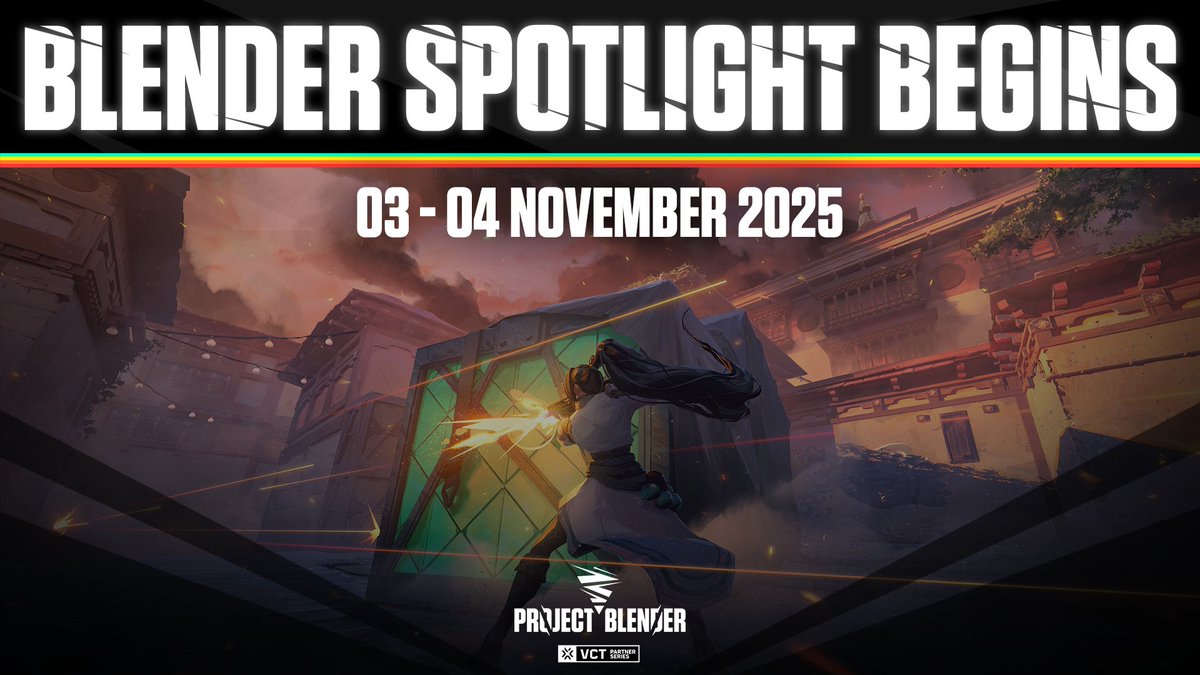 Some news about Blender Spotlight!

Our mixed-gender tournament will be held on 3 and 4 November 2025 with a €10,000 winner-takes-all prize pool.