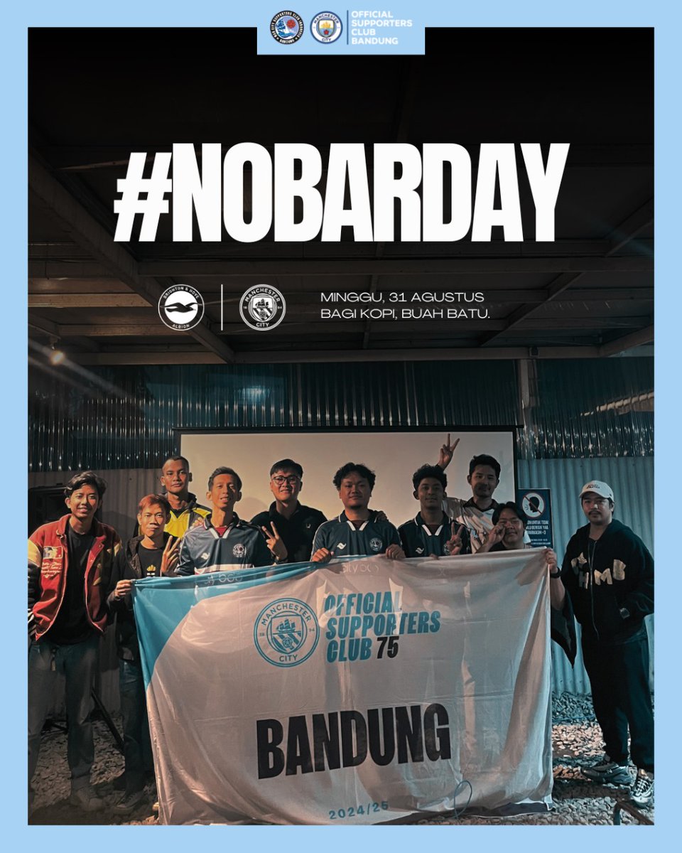 #CityBandung Archive, Nobar Weekday 3.

Next, Nobar vs Manchester United K.O. 22.30. WIB

Tunggu info nextnya! Ramekeun barudaks!🩵

#mancityosc #mancityoscbandung #mcscibandung #citybandung #nobarday