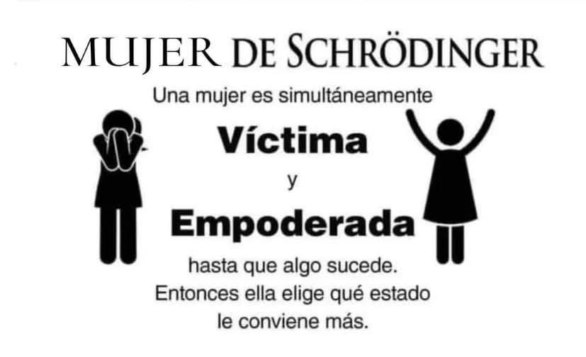 Esta es la mejor definición de la mujer moderna que he encontrado hasta ahora.

Víctima y empoderada al mismo tiempo según le convenga.

De igual manera son una minoría a pesar de ser la mayoría de la población 

Y así hasta el infinito