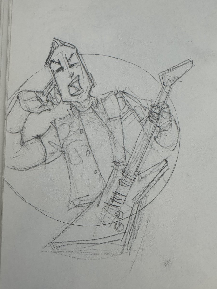 Turn up the volume — even sketches can rock out! This one was all about capturing energy, movement, and attitude straight from the pencil. Can you hear the solo just by looking at it? 🔊🔥

#Sketchbook #Drawing #CreativeFlow #CartoonArt #art