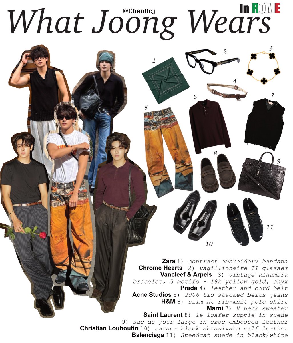 what joong wears in rome 🇮🇹🍝

#จุงอาเชน ♡ #JoongArchen .ᐟ