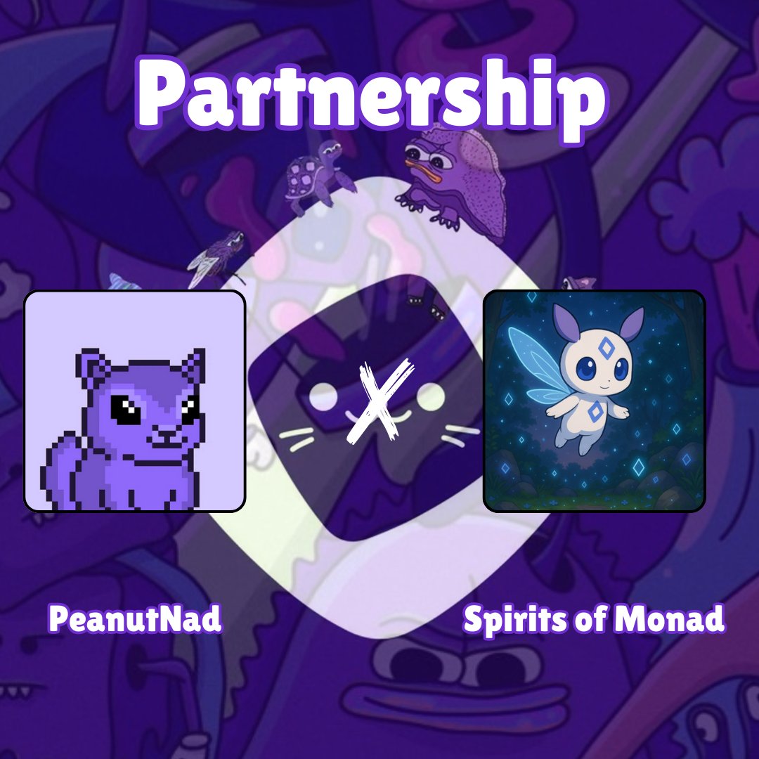 PeanutNad | Free Mint (@peanut_nad_) on Twitter photo New Partnership🤝
PeanutNad x <a href="/SpiritsOfMonad/">Spirits of Monad</a>
To celebrate this special collab, we’re giving away:
5 GTD WLs for <a href="/Peanut_Nad_/">PeanutNad | Free Mint</a>
5 GTD WLs for <a href="/SpiritsOfMonad/">Spirits of Monad</a>
How to join:
+ Like & RT
+ Follow <a href="/Peanut_Nad_/">PeanutNad | Free Mint</a> & <a href="/SpiritsOfMonad/">Spirits of Monad</a>
+ Join Discord: discord.gg/mDXWkqAmDJ
+ Drop New Partnership🤝
PeanutNad x <a href="/SpiritsOfMonad/">Spirits of Monad</a>
To celebrate this special collab, we’re giving away:
5 GTD WLs for <a href="/Peanut_Nad_/">PeanutNad | Free Mint</a>
5 GTD WLs for <a href="/SpiritsOfMonad/">Spirits of Monad</a>
How to join:
+ Like & RT
+ Follow <a href="/Peanut_Nad_/">PeanutNad | Free Mint</a> & <a href="/SpiritsOfMonad/">Spirits of Monad</a>
+ Join Discord: discord.gg/mDXWkqAmDJ
+ Drop