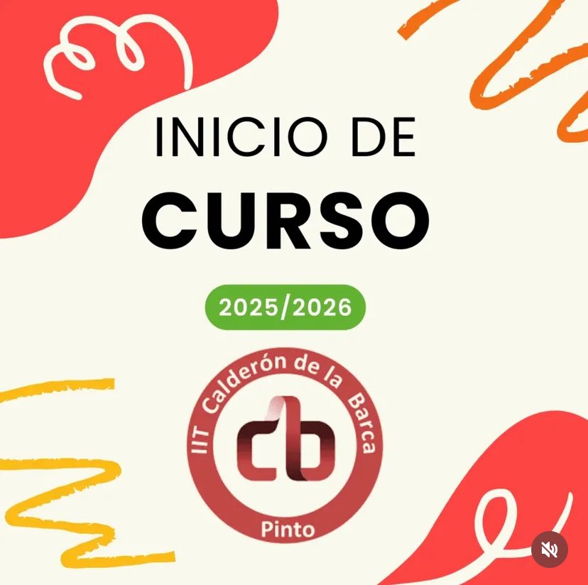 Con este post queremos dar la bienvenida al curso 2025/2026 a toda la comunidad educativa (familias, alumnado, profesorado y PAS) del IES Calderón de la Barca.

El curso 2025/2026 comenzará el próximo martes 9 de septiembre en todos los niveles. 

Toda la información en la WEB.