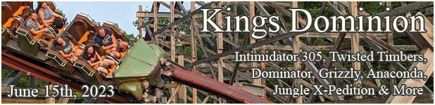 The second Cedar Fair park and the second giga coaster in as many days. After last week’s Fury 325 hot take, how would the much more forceful Intimidator 305 fare?
KINGS DOMINION: rollercoasterphilosophy.com/2023/kings-dom…