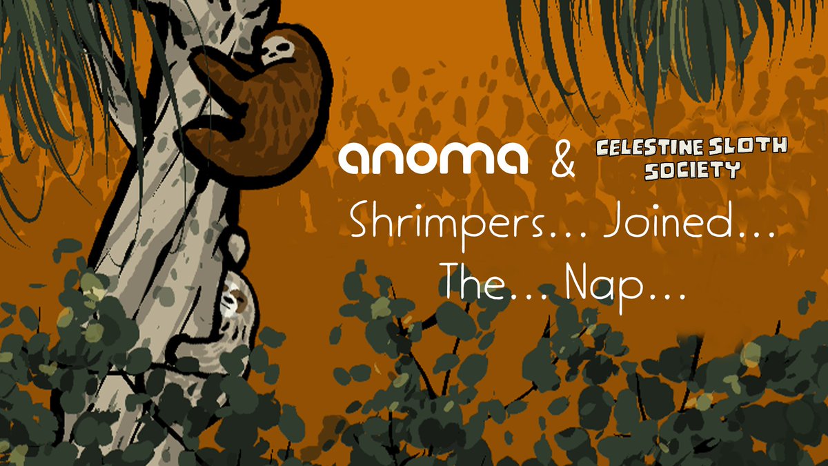 CelestineSloths's tweet image. Shrimpers... Joined... The... Nap... 🦥🦐💤

We’ve got 20 Shrimpers whitelist spots exclusively for Sloths!

Say your piece about @anoma or @Shrimpers_nft on X, then slip the link into our DC. We’ll tap the best. You have 48 hours.

Our... Intent... Remains... Lazy...