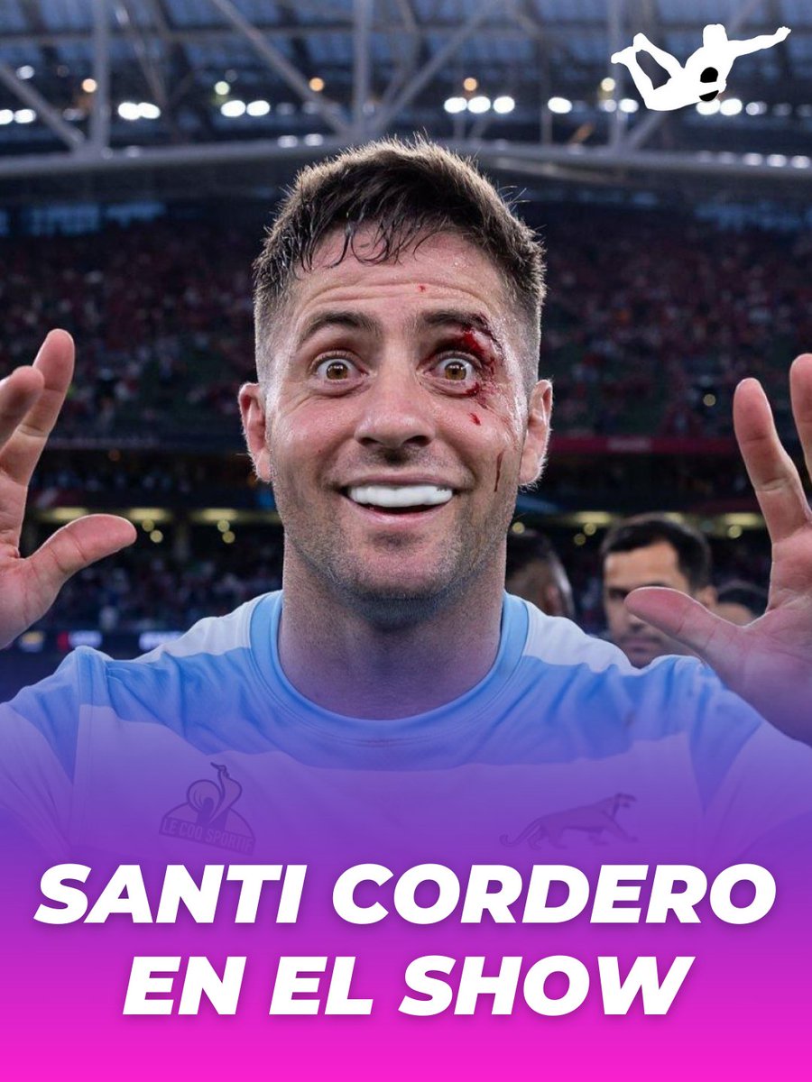 🐑VINO SANTI CORDERO AL SHOW

👀Por si no la viste en vivo, te la dejamos por acá...

youtube.com/watch?v=m4GTWM…

#Cordero #LosPumas #Entrevista