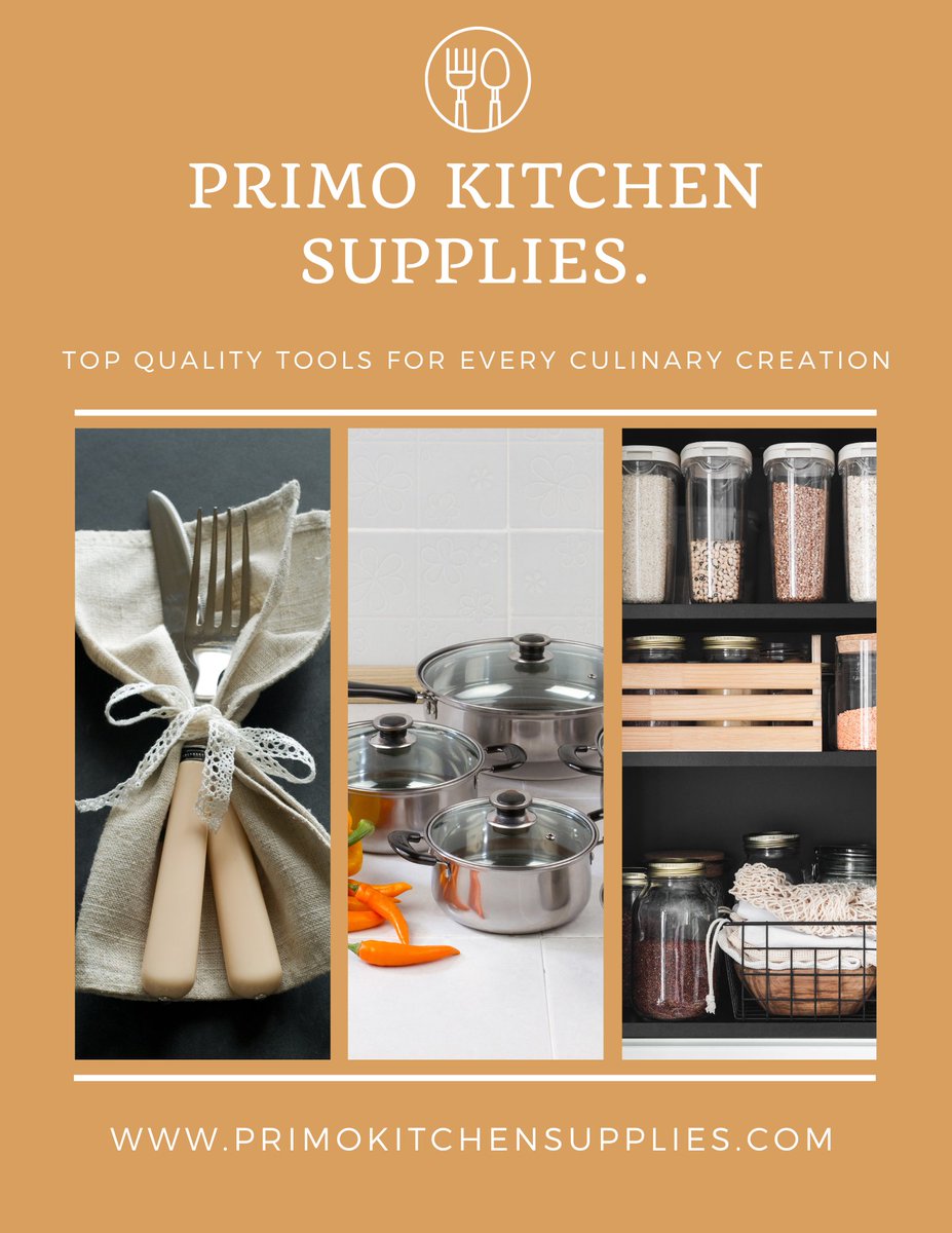 PrimoKitchen's tweet image. Create the kitchen you’ve always dreamed of. Primo Kitchen Supplies is bringing you everything you need to make it happen. Coming soon!

#PrimoKitchen #KitchenStore #KitchenSupplies #KitchenGoals #KitchenInspo #HomeChef #CookingLove #KitchenGear #FoodieLife #ComingSoon