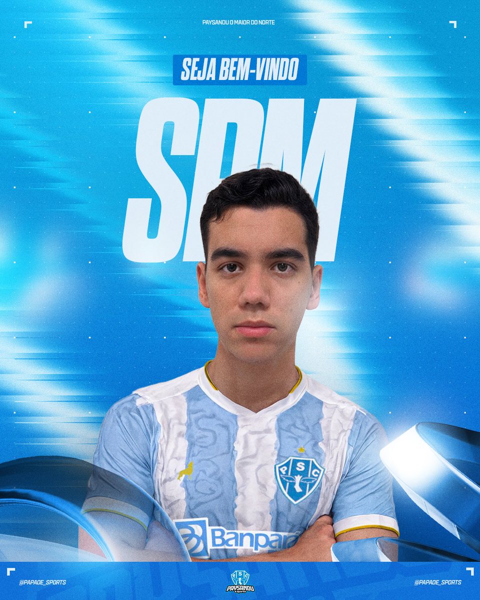 papaoe_sports's tweet image. Seja bem-vindo, João “SPM” Guimarães! 🐺🩵

É com enorme orgulho e felicidade que damos as BOAS-VINDAS ao @spmvlr! 

A partir de agora, você veste a camisa do MAIOR DO NORTE e se junta à nossa família para escrever uma nova história no cenário 🔵⚪️

#PraCimaPapão #Valorant