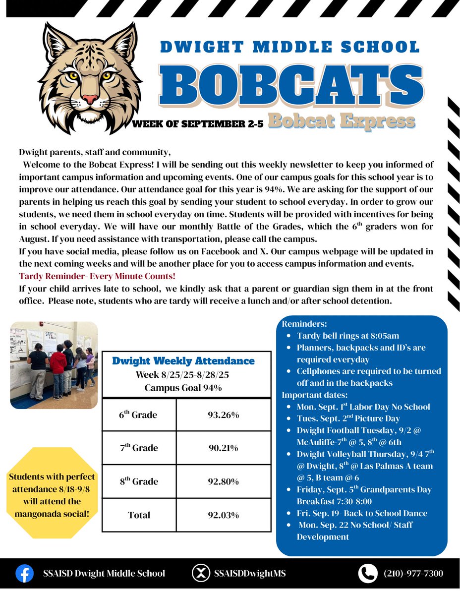 Dwight Middle School (@ssaisddwightms) on Twitter photo 