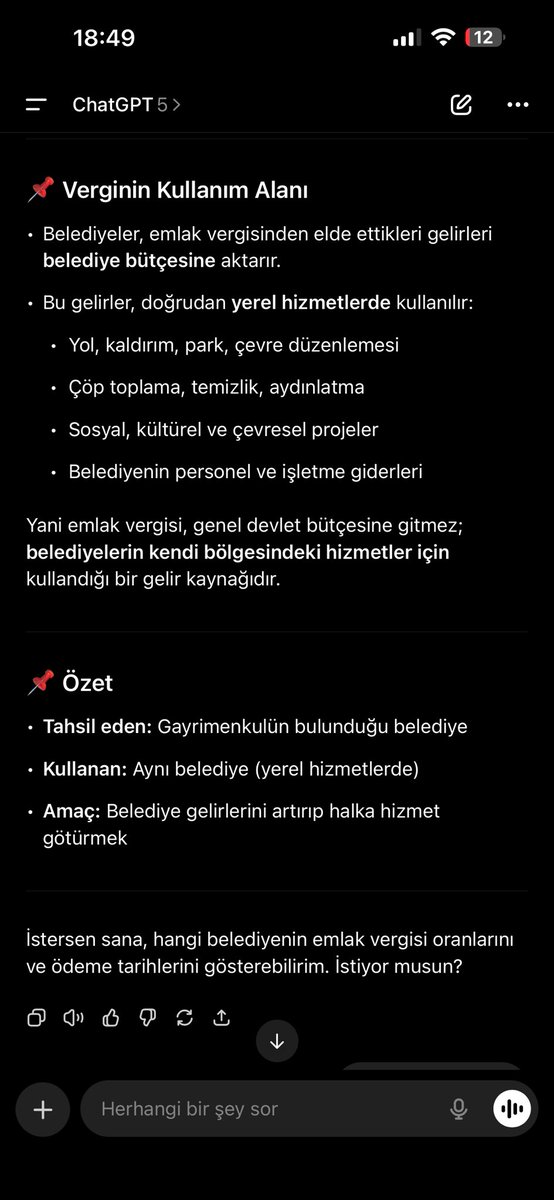Son zamanlardaki emlak vergi artışlarının sebeplerinin belediyeler olduğunu chatgptden görmüş bulunmaktayız fazla polemiğe gerek yok…